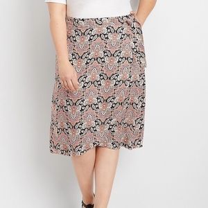 Paisley print skirt